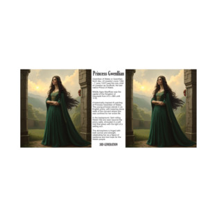 Scottish Vikings - Princess Gwenllian -  Last Native Princess of Wales T-Shirt