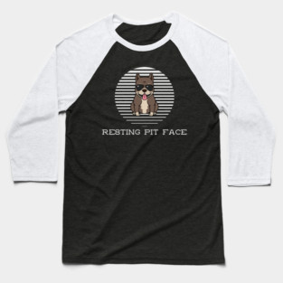 Resting Pit Face Baseball T-Shirt