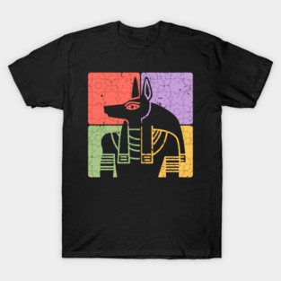 Anubis Ancient Egypt Pharaoh Art T-Shirt