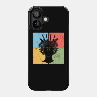 Afrocentric Woman Retro Cultural Aesthetic Phone Case