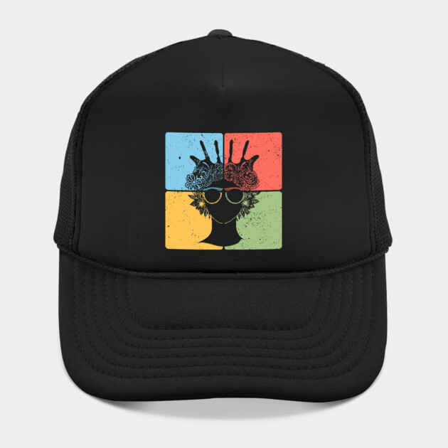 Afrocentric Woman Retro Cultural Aesthetic by TuncGK