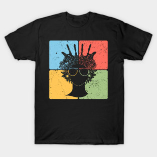 Afrocentric Woman Retro Cultural Aesthetic T-Shirt