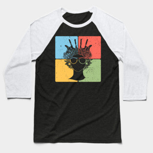 Afrocentric Woman Retro Cultural Aesthetic Baseball T-Shirt