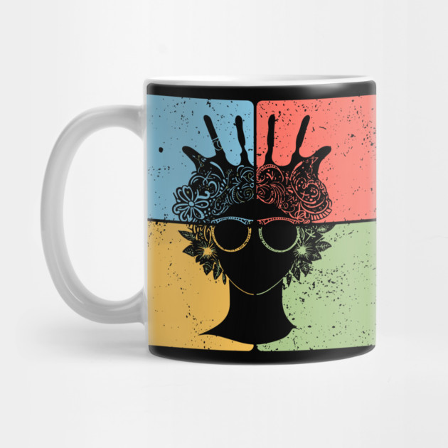 Afrocentric Woman Retro Cultural Aesthetic by TuncGK