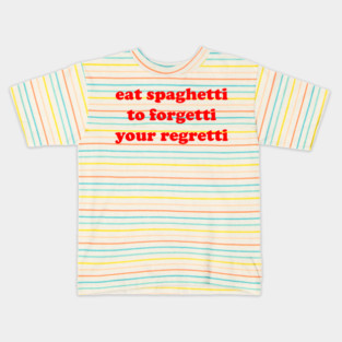 EAT SPAGHETTI 🍝 Kids T-Shirt