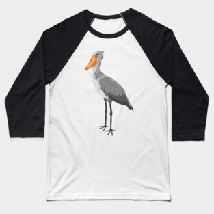Shoebill Dino Bird Baseball T-Shirt