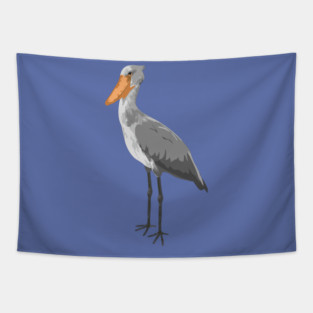 Shoebill Dino Bird Tapestry