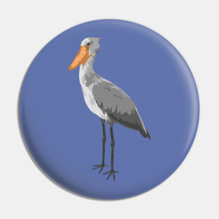 Shoebill Dino Bird Pin