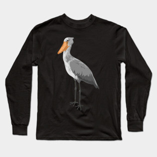 Shoebill Dino Bird Long Sleeve T-Shirt