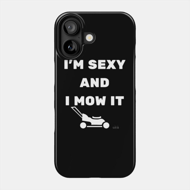 Landscape humor Phone Case by Low Life Shirts
