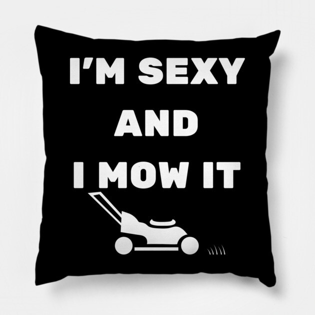 Landscape humor Pillow by Low Life Shirts