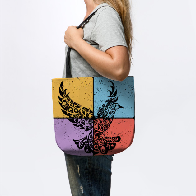 Peaceful Dove in Flight Minimalist Bird Art by TuncGK