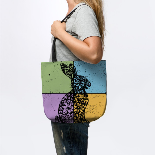 Rabbit Silhouette Elegant Minimalist Art by TuncGK