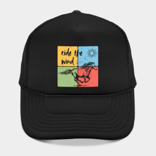 Ride the Wind – Freedom and Horse Art Hat