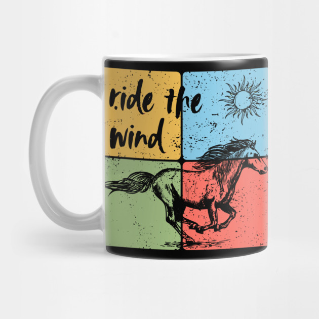 Ride the Wind – Freedom and Horse Art by TuncGK