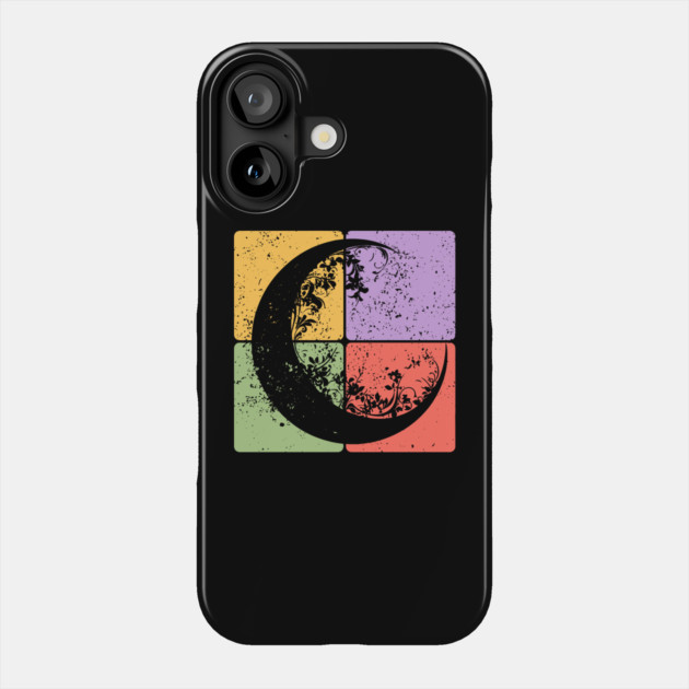 Crescent Moon and Night Sky Celestial Art Phone Case by TuncGK