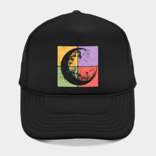Crescent Moon and Night Sky Celestial Art Hat