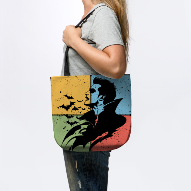 Dracula Silhouette Gothic Horror Art by TuncGK