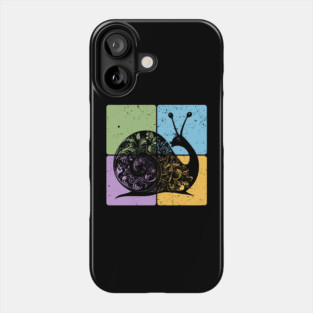 Snail Silhouette Nature-Inspired Minimalist Art Phone Case