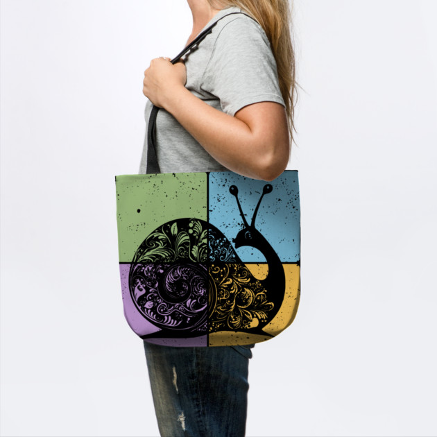 Snail Silhouette Nature-Inspired Minimalist Art by TuncGK