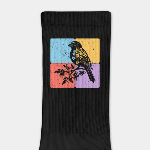 Sparrow Bird Silhouette Peaceful Nature Art by TuncGK