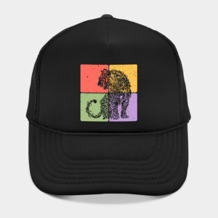 Tiger Silhouette Majestic Wildlife Art Hat