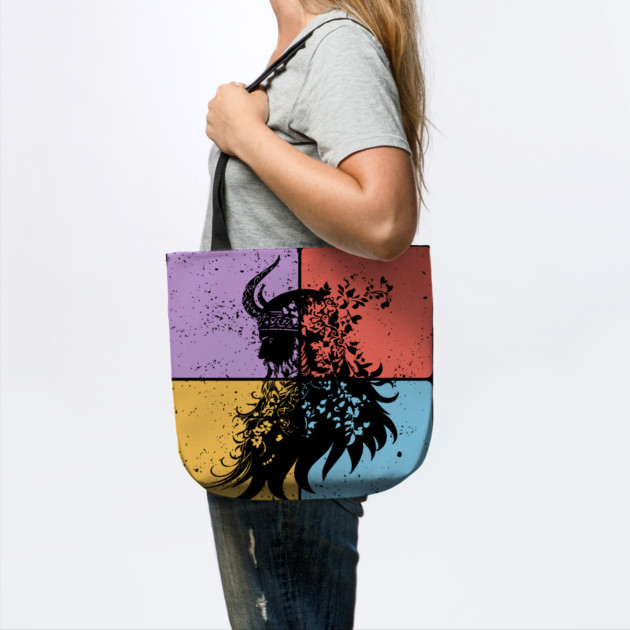 Viking Warrior Silhouette Norse Mythology Art by TuncGK