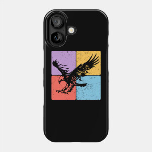 Eagle Silhouette Powerful Wildlife and Freedom Art Phone Case