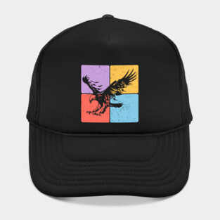 Eagle Silhouette Powerful Wildlife and Freedom Art Hat