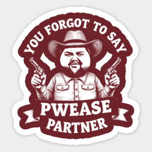 JD Vance Face Meme - You Forgot To Say Pwease Magnet