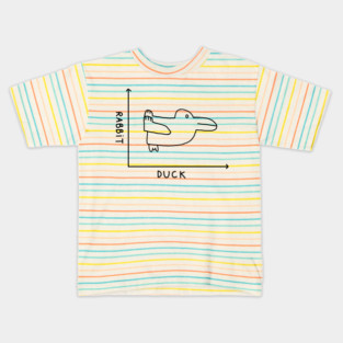 The rabbit–duck illusion 🐰🦆 Kids T-Shirt