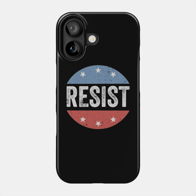 Resist-USA-Flag-Retro Phone Case by ArtistTee ⭐⭐⭐⭐⭐