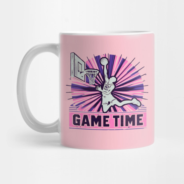 Vintage Basketball Dunk – Game Time Retro Sports Design by Ben's Store 1
