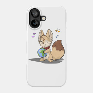 Fennec Fox with Earth Phone Case