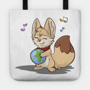 Fennec Fox with Earth Tote