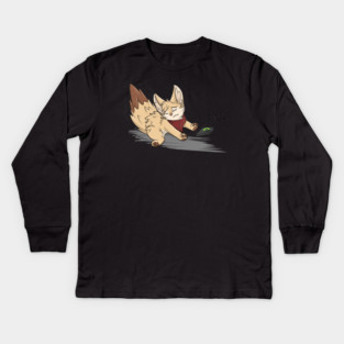 Dont call me Fennec Fox Kids Long Sleeve T-Shirt