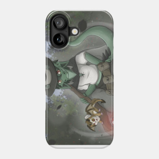 Magician Kobold Kipper with Ceti the Dramster Phone Case