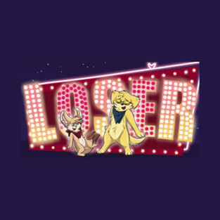 Loser - Fennec Fox & Goldie - Hazbin Hotel inspired Posters and Art