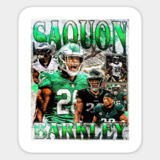 Fly Saquon Barkley Eagles Fly Reverse Hurdle Magnet