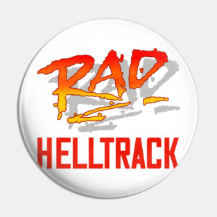 The Rad Helltrack - 80s BMX Bike Movie Cru Jones Pin