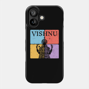 Vishnu Hindu God Silhouette Sacred Art Phone Case