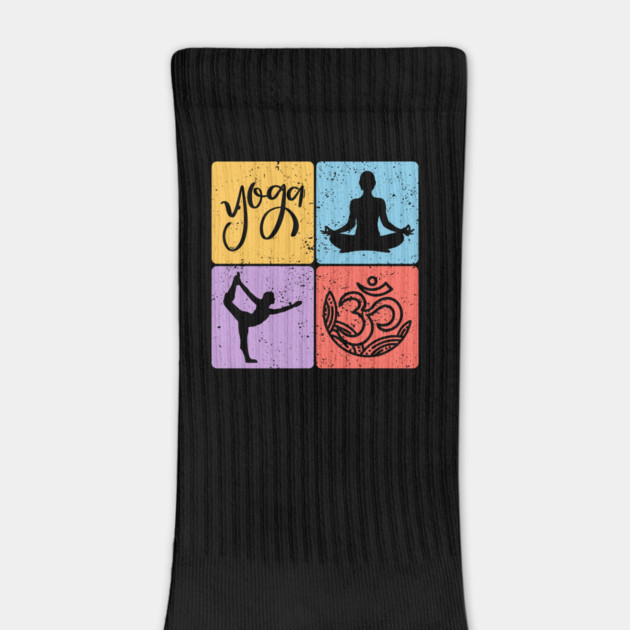 Yoga Mosaic Spiritual Balance and Meditation Art by TuncGK