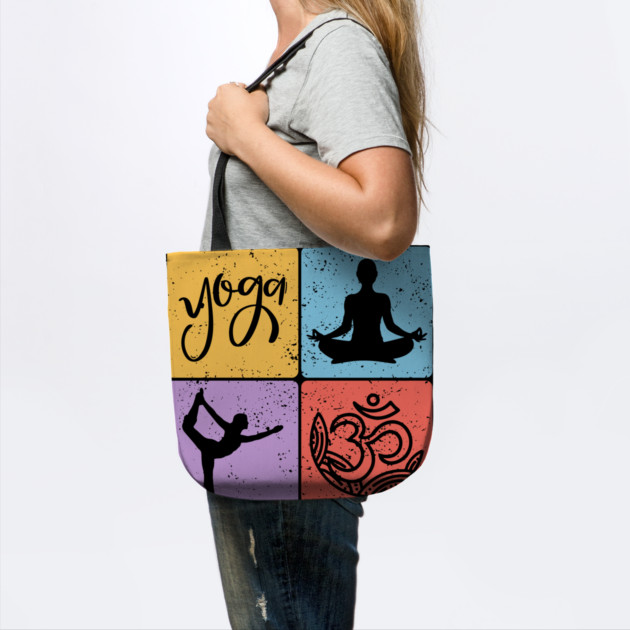 Yoga Mosaic Spiritual Balance and Meditation Art by TuncGK