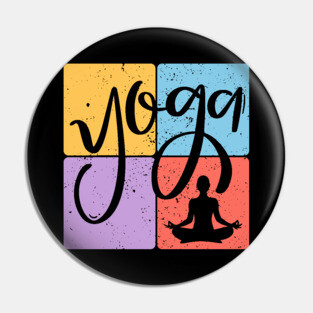 Minimalist Yoga Line Art for Inner Peace Pin