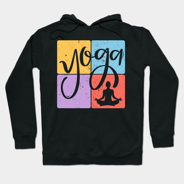 Minimalist Yoga Line Art for Inner Peace Hoodie by TuncGK