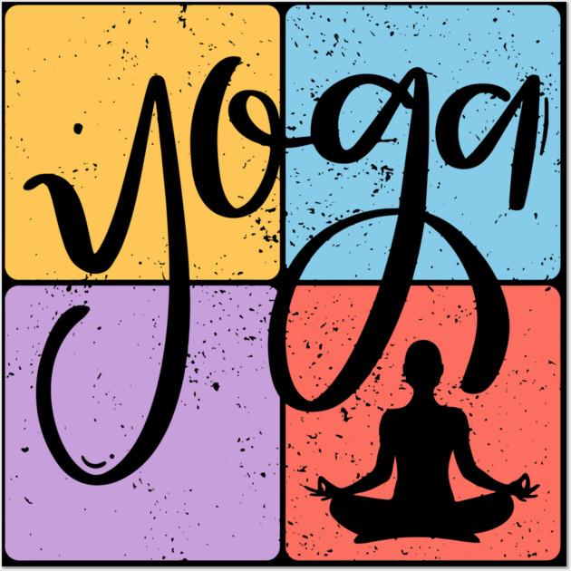 Minimalist Yoga Line Art for Inner Peace Wall Art by TuncGK