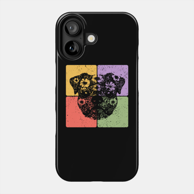 Pug Dog Silhouette Adorable Pet Art Phone Case by TuncGK