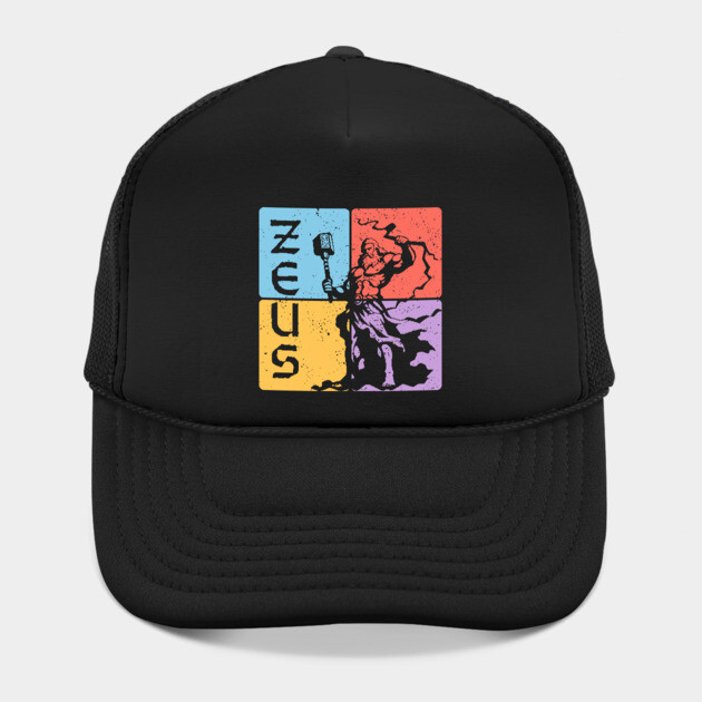 Zeus Greek God of Thunder Mythology Art by TuncGK