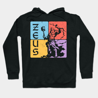 Zeus Greek God of Thunder Mythology Art Hoodie