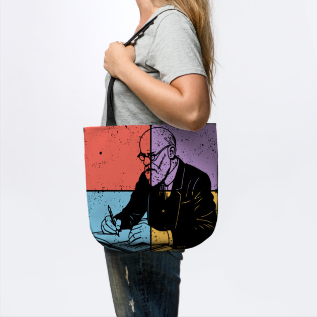 Sigmund Freud Minimalist Psychology Tribute Art by TuncGK